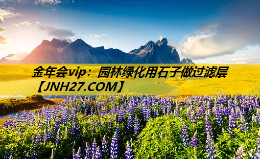 园林绿化用石子做过滤层