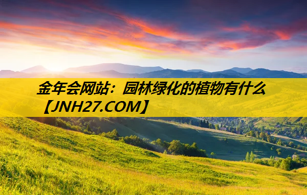园林绿化的植物有什么